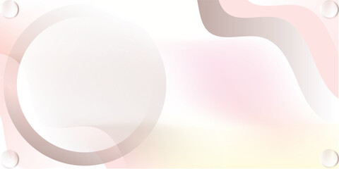 Vector abstract background. Round spots and balls on other colours background. Design template for banner, card, cover, poster.