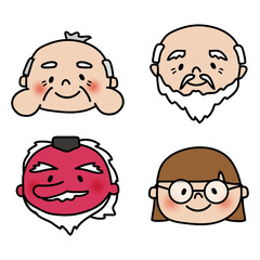 とんとんとんとんひげじいさん手遊び歌セット1