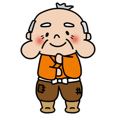 とんとんするこぶじいさん