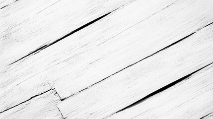 Obraz premium Textured White Wooden Plank Background with Simple Natural Design