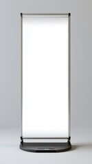Blank retractable banner stand display advertisement
