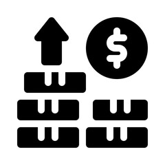 Profit Increase glyph icon