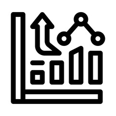 Growth Chart line icon