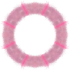 Drawing of Christmas wreath