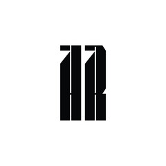 HR monogram logo design letter text name symbol monochrome logotype alphabet character simple logo