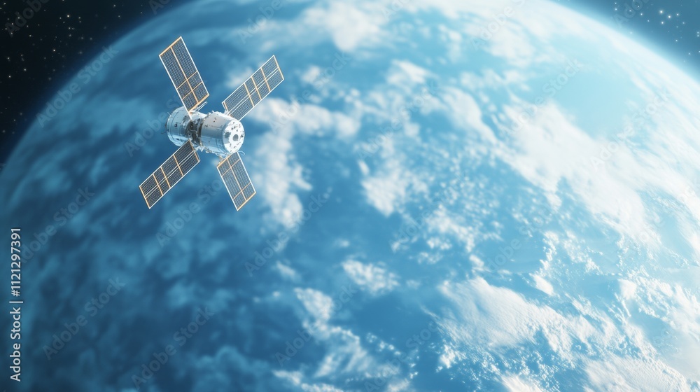 Poster real-time satellite monitoring a glimpse of earths digital connectivity from space