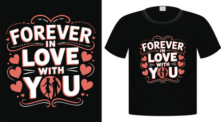 Happy Valentine's Day Typography T-Shirt Design For Global Event