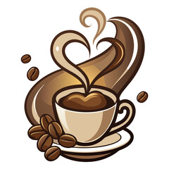 coffee cup with heart