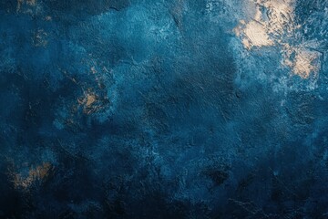 Fototapeta premium Abstract Blue and Gold Textured Background