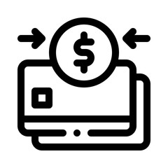 Credit Card Payment line icon