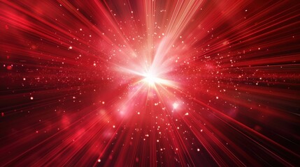 Red Light Explosion Background