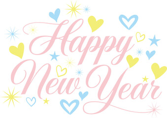 New Year Logo Design Vector Illustration