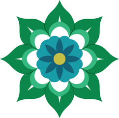  Flower Patten design vector illustration