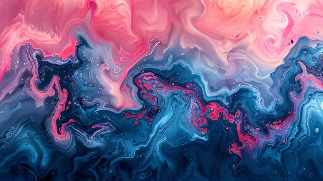 Swirls of color dance across the canvas, as liquid joy flows freely, creating a kaleidoscope of vibrant hues that stir the imagination