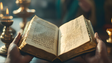 Holy Indian Textbook - Sacred Scriptures Reflecting Spiritual Wisdom and Cultural Heritage