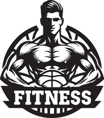 Naklejka premium Gym Exercises Silhouettes 