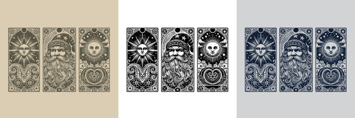 dwarf playing card tattoo design