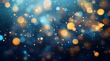 A background with fireworks and lights, creating an atmosphere of celebration for the New Year. Happy New Year banner background.