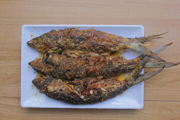 spicy fish on plate