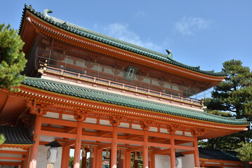 Obraz premium 京都 平安神宮 應天門【重要文化財】