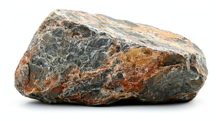 Stone isolated on white background