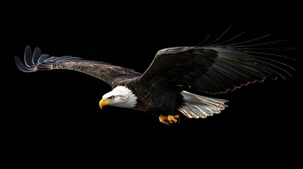 Obraz premium Bald eagle. wildlife. Ultra realistic. Photorealistic hypermaximalist hyper realistic fine detail