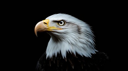 Fototapeta premium Bald eagle. wildlife. Ultra realistic. Photorealistic hypermaximalist hyper realistic fine detail