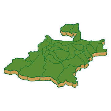 map of bandung west java indonesia