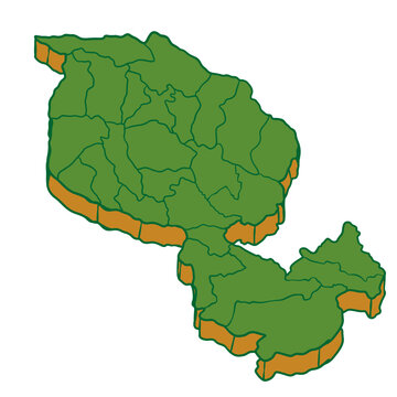 map of ciamis west java indonesia