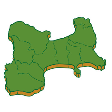 map of pangandaran west java indonesia