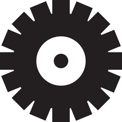 Gear Glyph Icon
