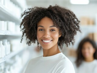 Celebrating National Salesperson Day Empowered Saleswoman in Modern Retail Store, Embracing Customer Service Spirit