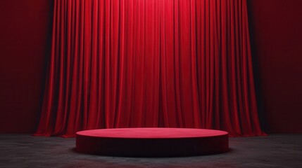 Valentine Aesthetic Podium Stage Setup Romantic Event Venue Intimate Atmosphere Elegant Design