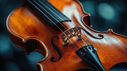 Fototapeta premium A program features a concert for string instruments, showcasing a rich musical experience for audiences