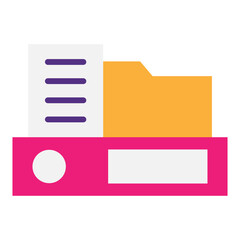 Obraz premium Archive Document Folder