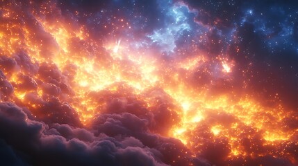 Fire and Smoke in the Sky

