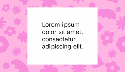 Abstract background with frame template