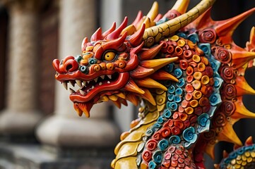 Fototapeta premium Happy Lunar New Year Background Image