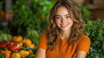 The woman expertly demonstrates her culinary skills as she whips up delicious and nutritious dishes on her popular cooking blog and girly cooking show