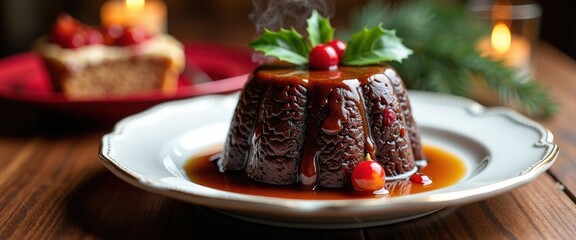 Winter Holiday Travel Scene with a Family in a Snowy Landscape Wrapped in Scarves and Coats Ready for Adventure