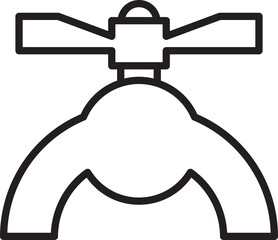 Valve Line Icon
