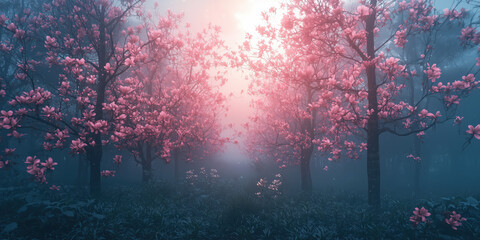 Ethereal Blooms: A Journey Through Light and Petals