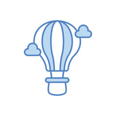 Obraz premium Hot Air Balloon vector icon
