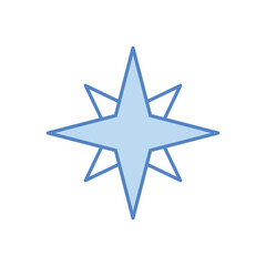 Compass Rose vector icon