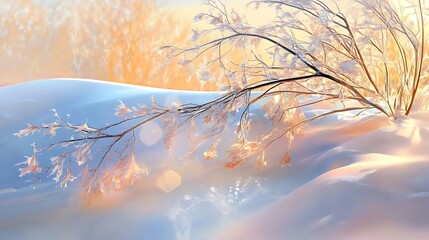 sunrise in the forest