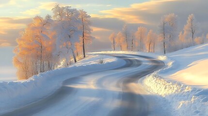 sunrise in the mountains