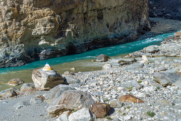 merging of two rivers 