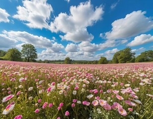 field of flowers