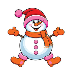 christmas character vector design