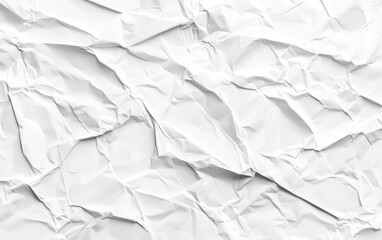 Fototapeta premium White paper texture background with crumpled effect